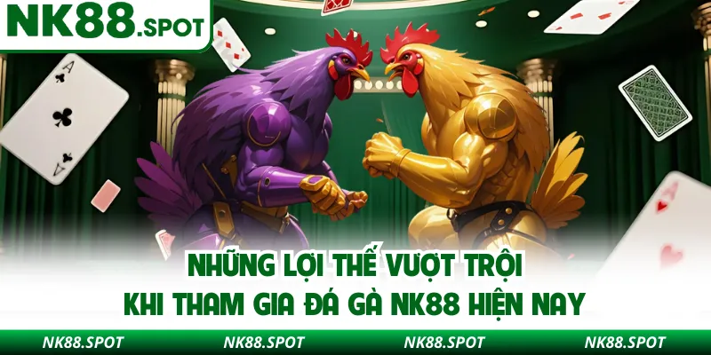 Những lợi thế vượt trội khi tham gia đá gà NK88 hiện nay